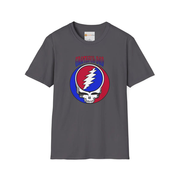 Grateful Dead - Grateful Dad Stealie Grateful Dead T-Shirt - StealieShop